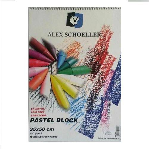 Alex Kolej Artist Fon Blok Spr 35X50 Pastel 220 Gr 15 Yaprak - 1