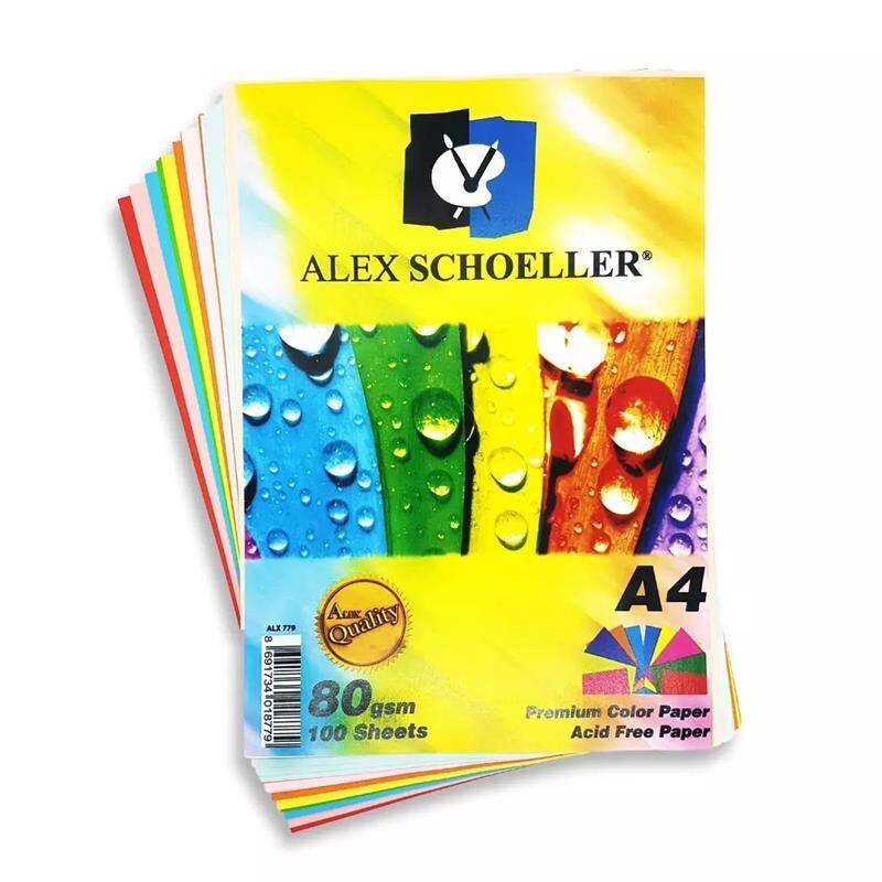 Alex Schoeller A4 Fotokopi Kağıdı Karışık Renk 100'lü - 1
