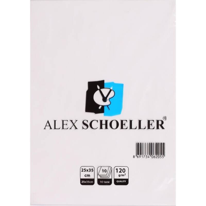 Alex Scholler Resim Kağıdı 25x35cm 120gr 10'lu - 1