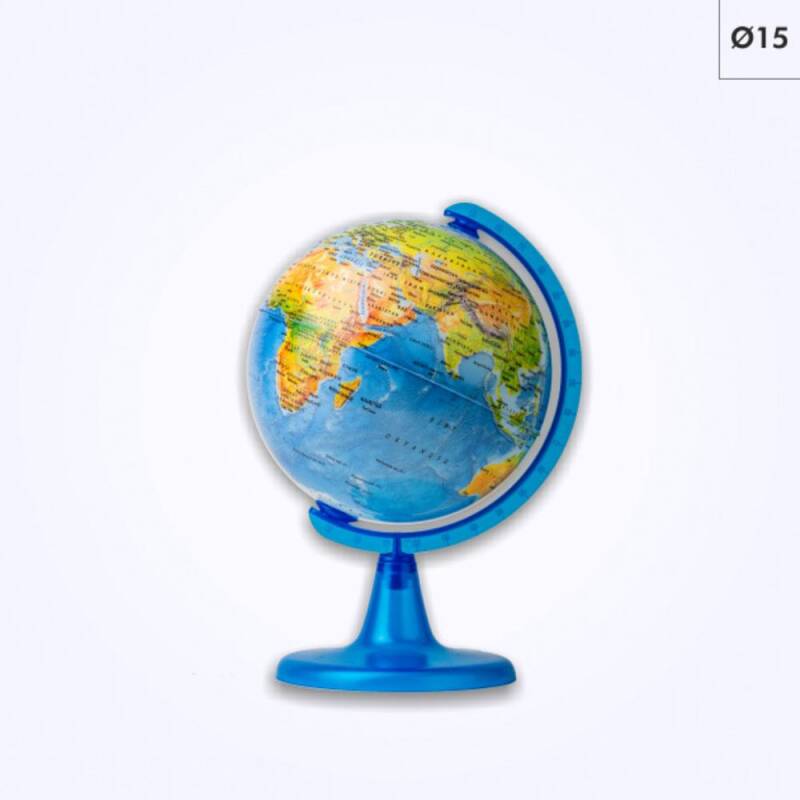 Dünya Küresi Fiziki 15cm - 1