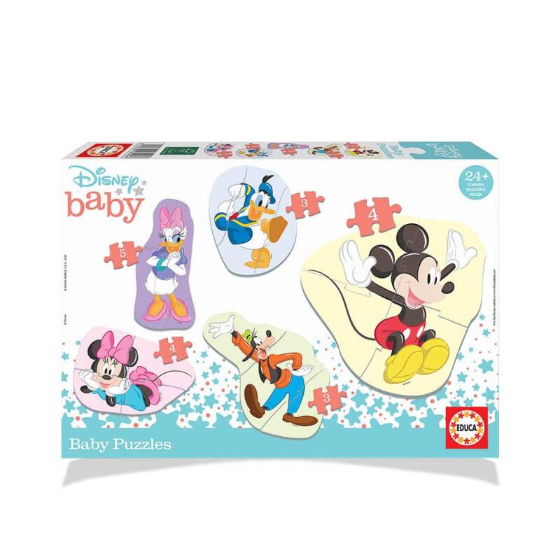 Educa Baby Mickey Mouse Friends Puzzle - 1