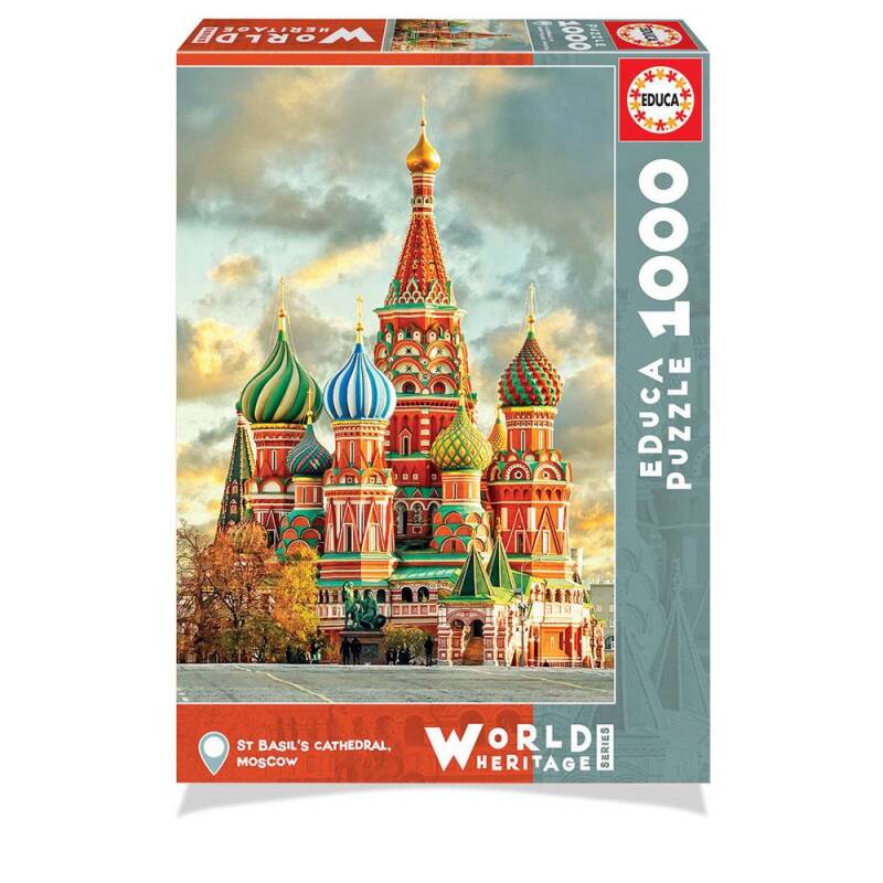 Educa St Basil's Cathedral Moscow 1000 Parça Puzzle - 1