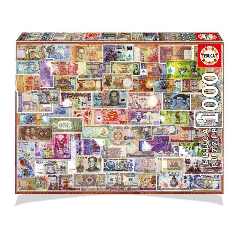 Educa World Banknotes 1000 Parça Puzzle - 1