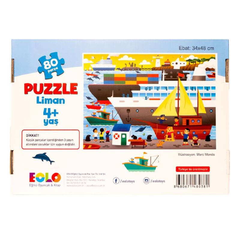 Liman 80 Parça Puzzle 4+ Yaş - 5