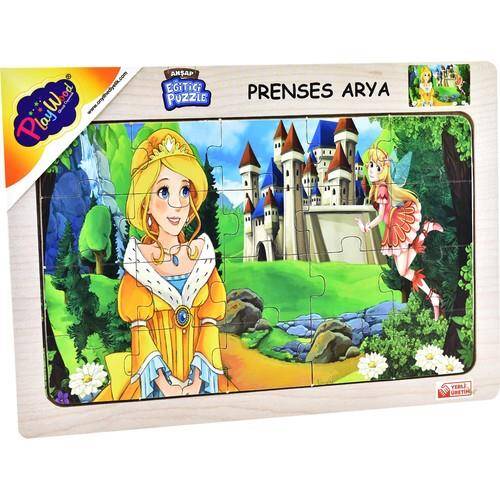 Playwood Eğitici Ahşap Puzzle Prenses Arya Ony-82 - 1