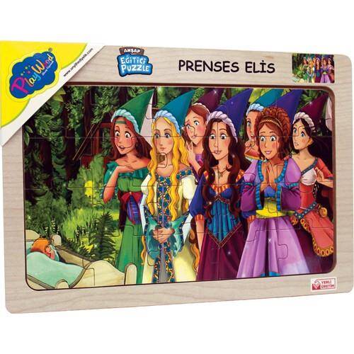 Playwood Eğitici Ahşap Puzzle Prenses Elis Ony-126 - 1