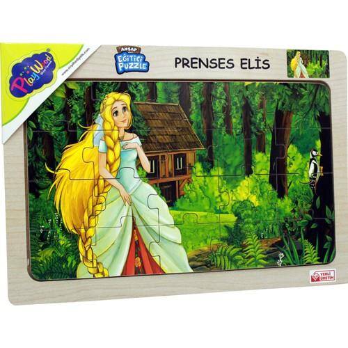 Playwood Eğitici Ahşap Puzzle Prenses Elis Ony-128 - 1