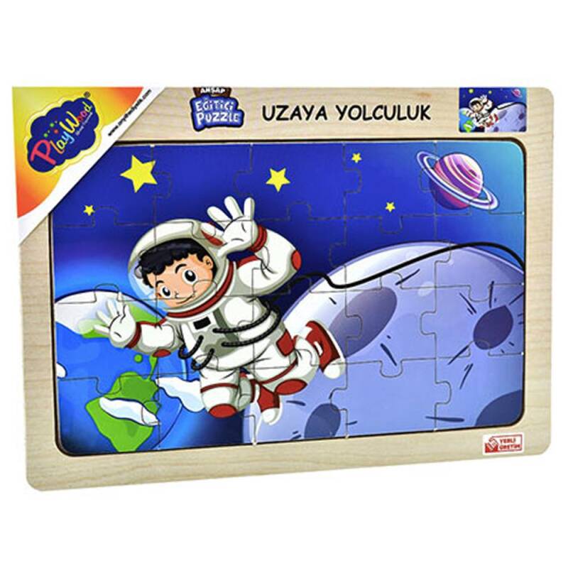 Playwood Eğitici Ahşap Puzzle Uzaya Yolculuk Ony-80 - 1