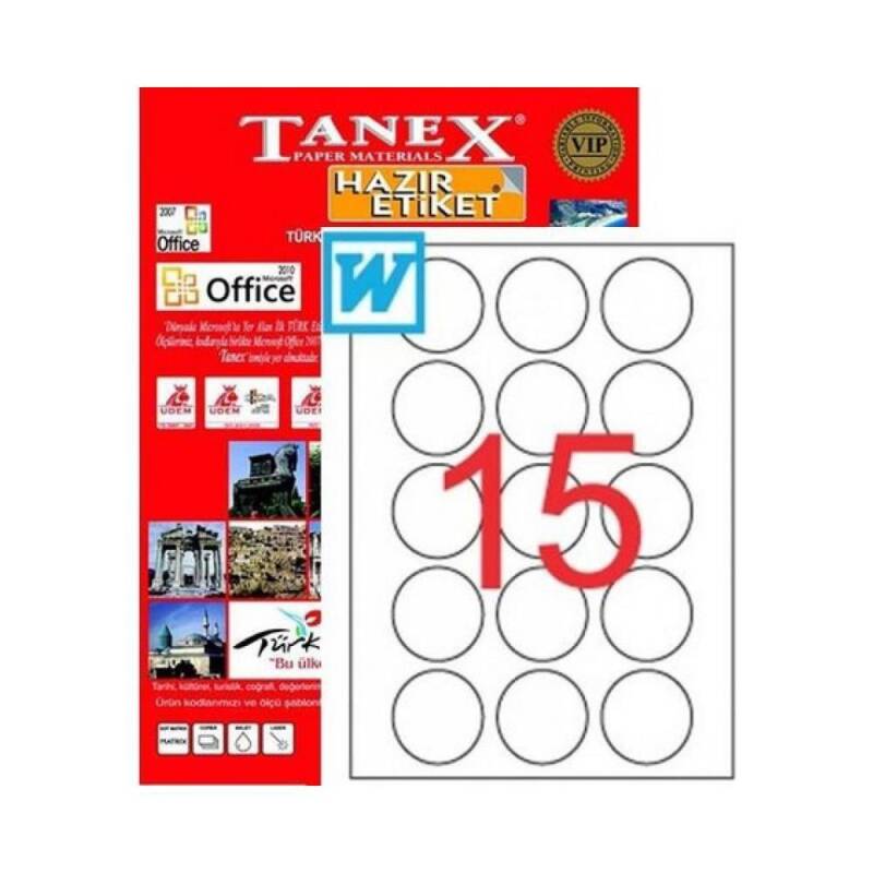 Tanex Laser Etiket Tw-2150 50 Mm - 2