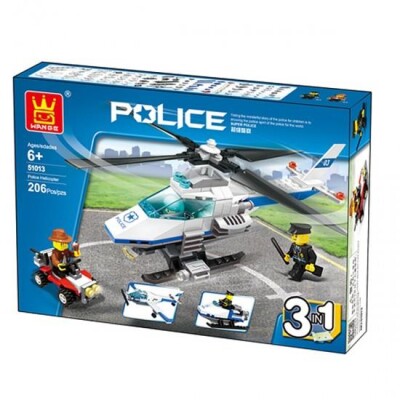 Wange Lego Polis Helikopteri 206 Parça Kod:51013 - 1